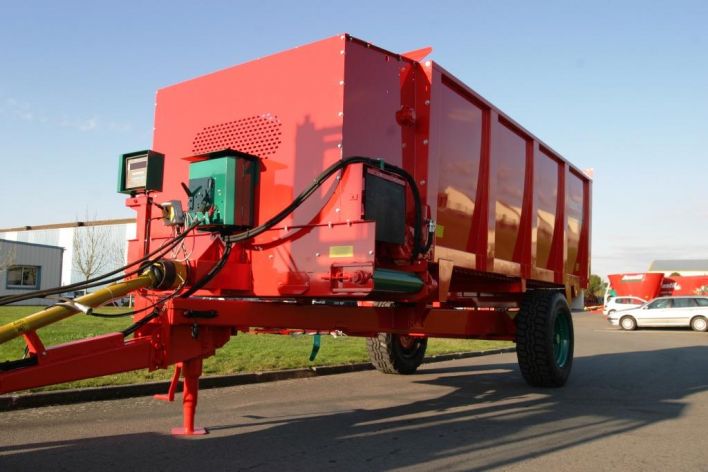 Weighing system on distribution trailers